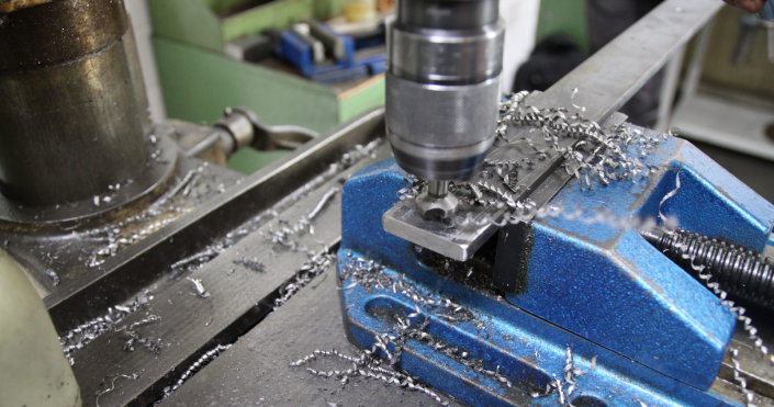 Bohrloch wird angesenkt