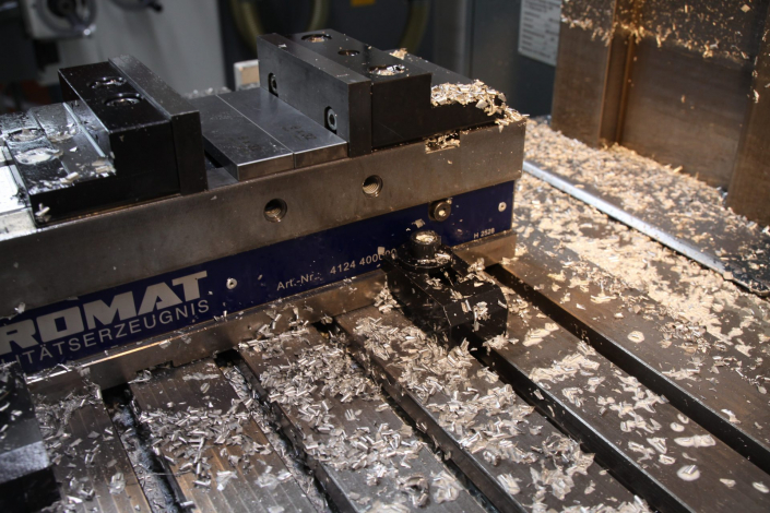 Nahaufnahme Fräsmaschine