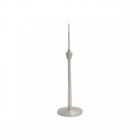Modell des Stuttgarter Fernsehturms aus Aluminium klein