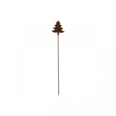 Kurzer Gartenstecker mit Tannenbaum