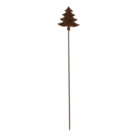 Langer Gartenstecker mit Tannenbaum