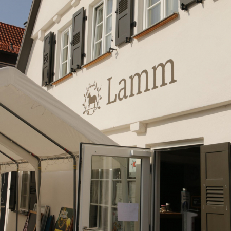 Eingangsbereich vom Gasthaus Lamm