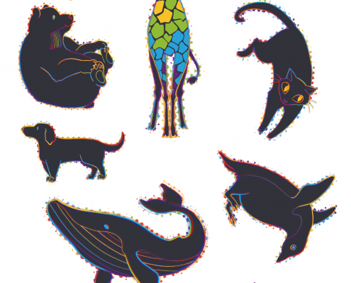 Stickersheet_A5_Tiere_Zeichenfläche 1